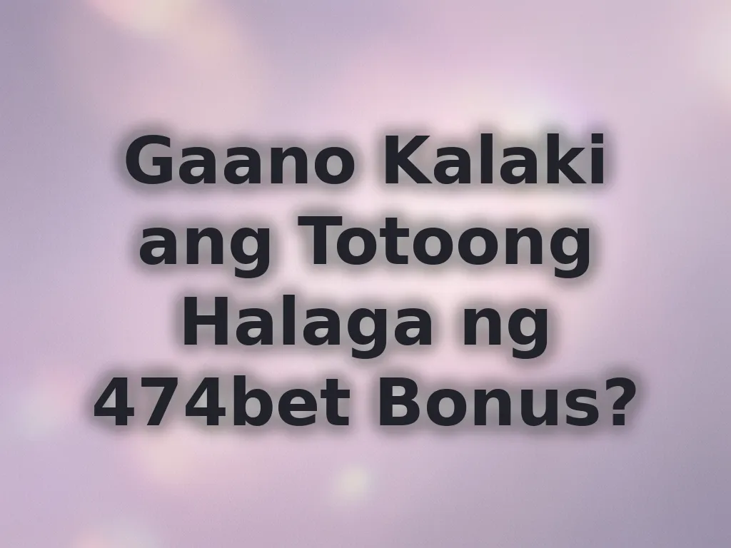 Kalkulasyon ng Bonus