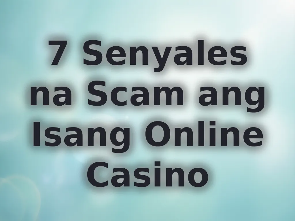 Paano makilala ang online gambling scams